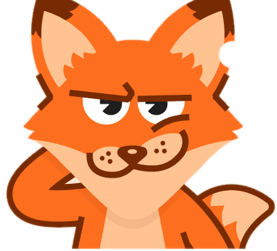 The FairSIM fox giving an OK sign